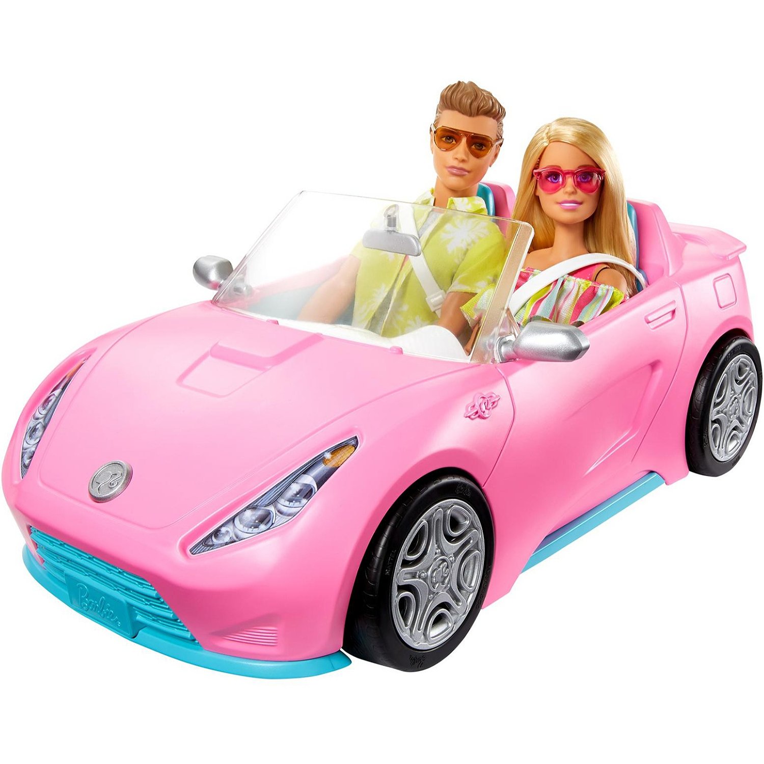 Набор Barbie GJB71 2 куклы + автомобиль + аксессуары - Кроки.рф