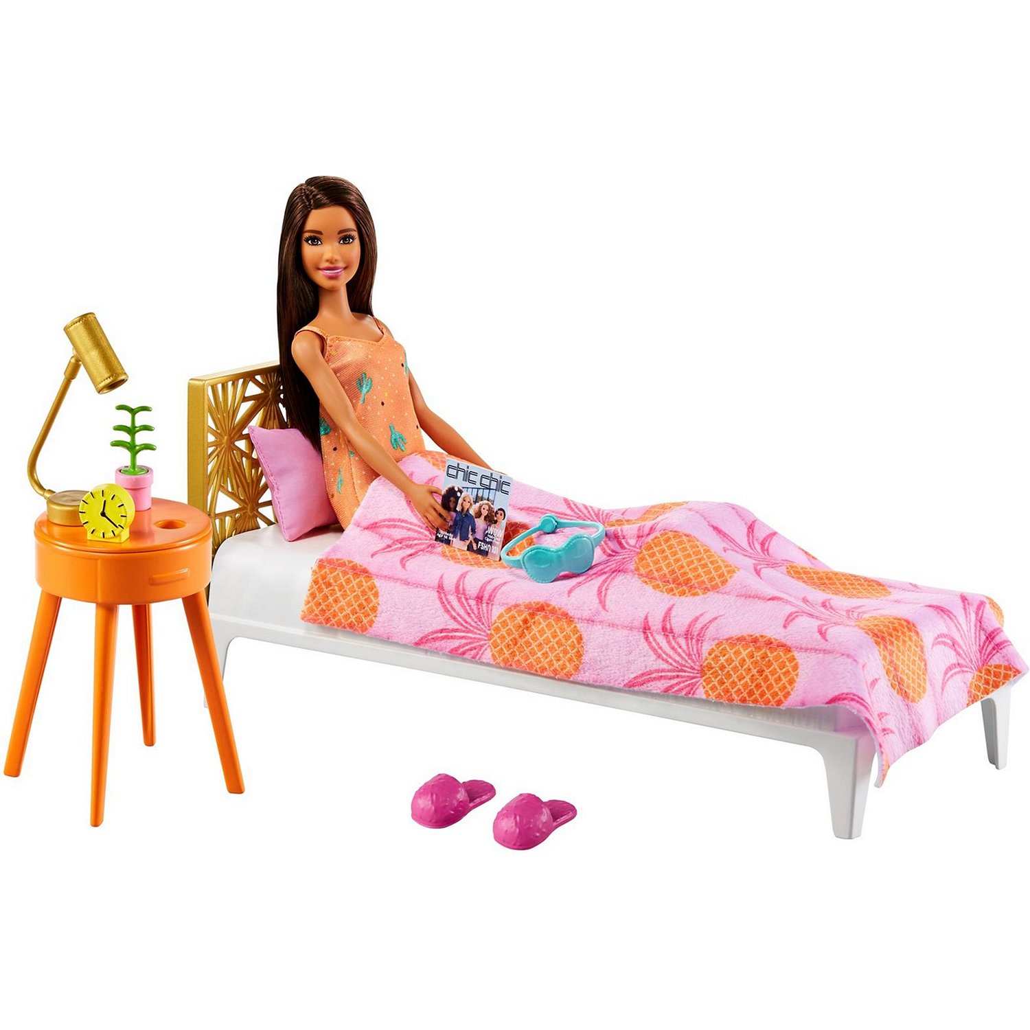 Кукла Barbie GRG86 В спальне с аксессуарами