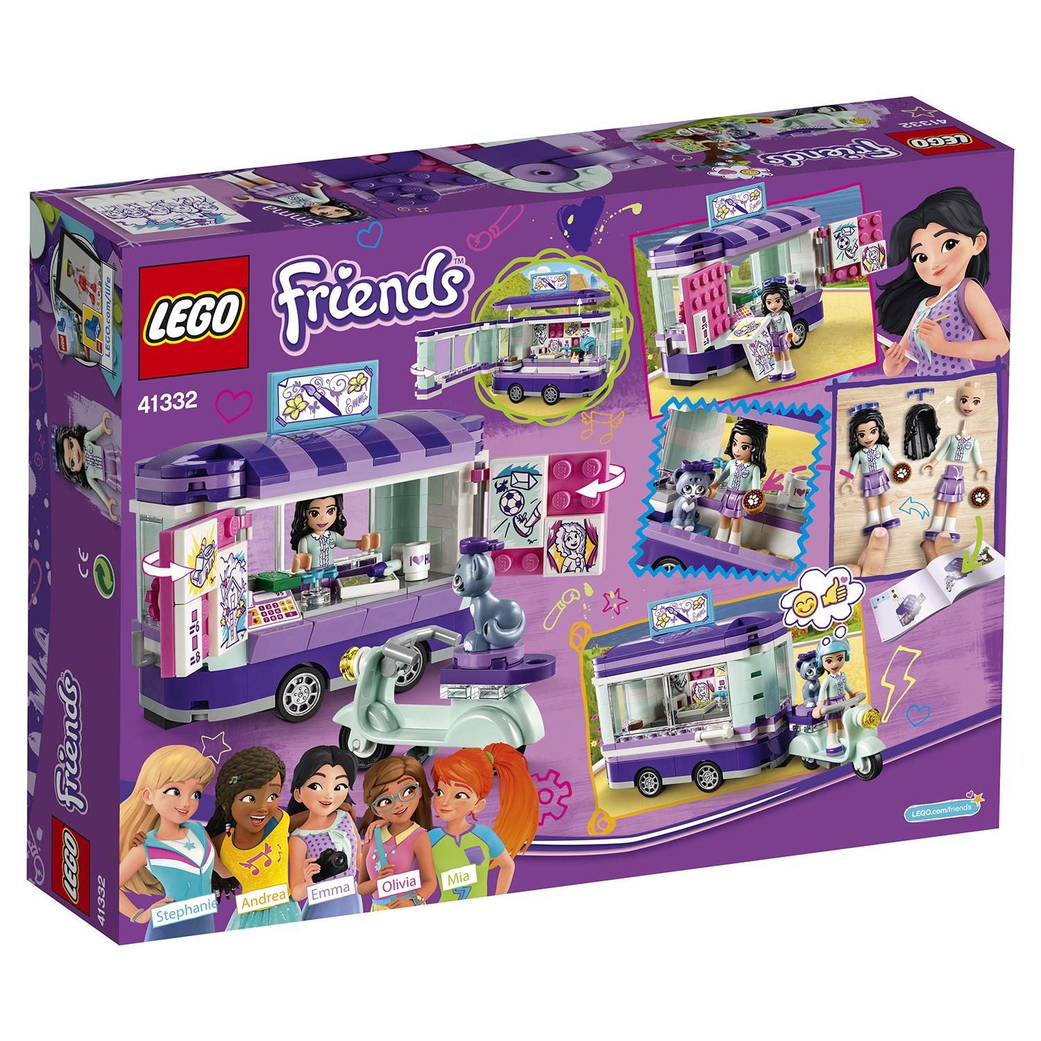 Lego Friends 41332 Передвижная творческая мастерская Эммы