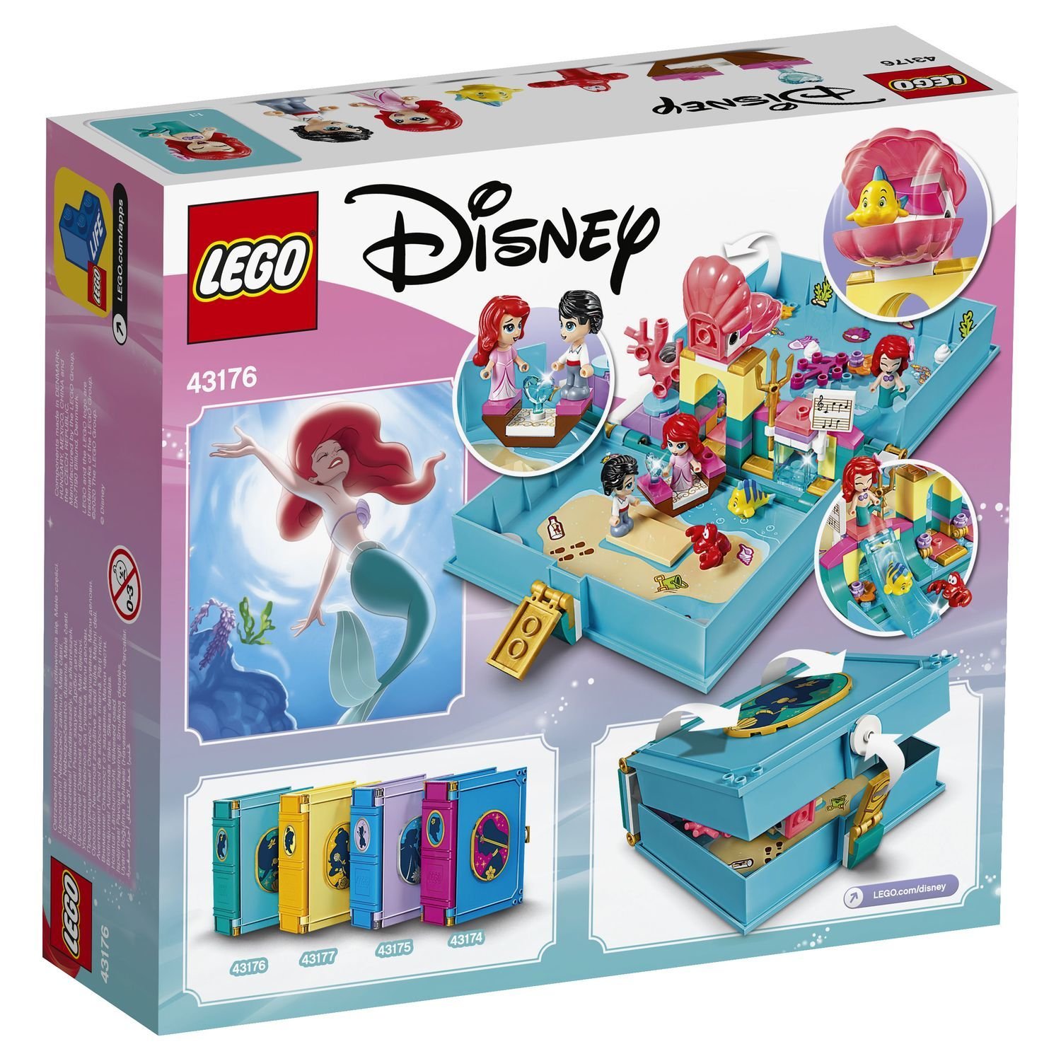 Lego Disney Princess 43176 Книга приключений Ариэль