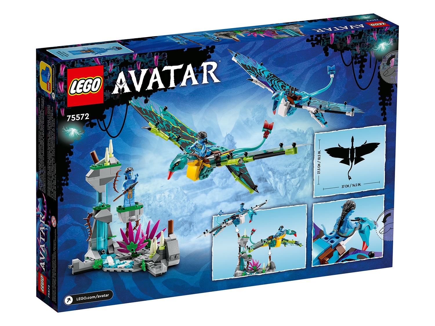 Lego Avatar 75572 Джейк и Нейтири: первый полет на Банши