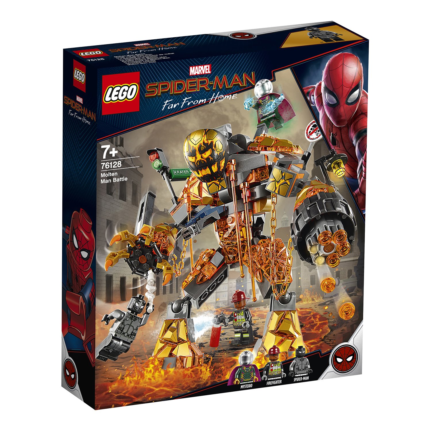 Lego Super Heroes 76128 Бой с Расплавленным Человеком
