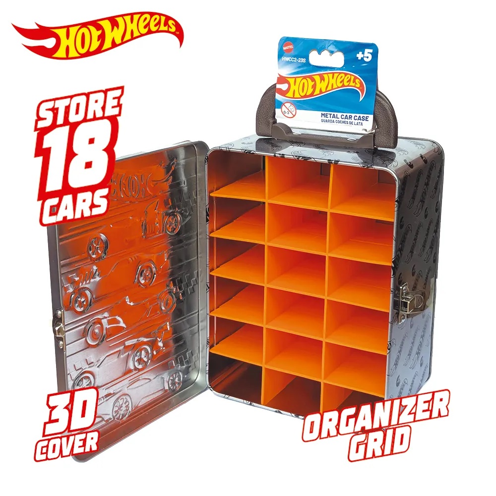 Портативный кейс для хранения 18 машинок Hot Wheels арт.HWCC2-23S