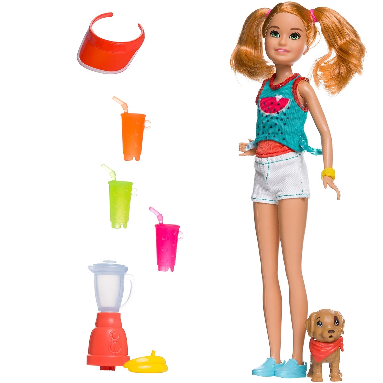 Набор Barbie FHP63 Стэйси со щенком, 23 см