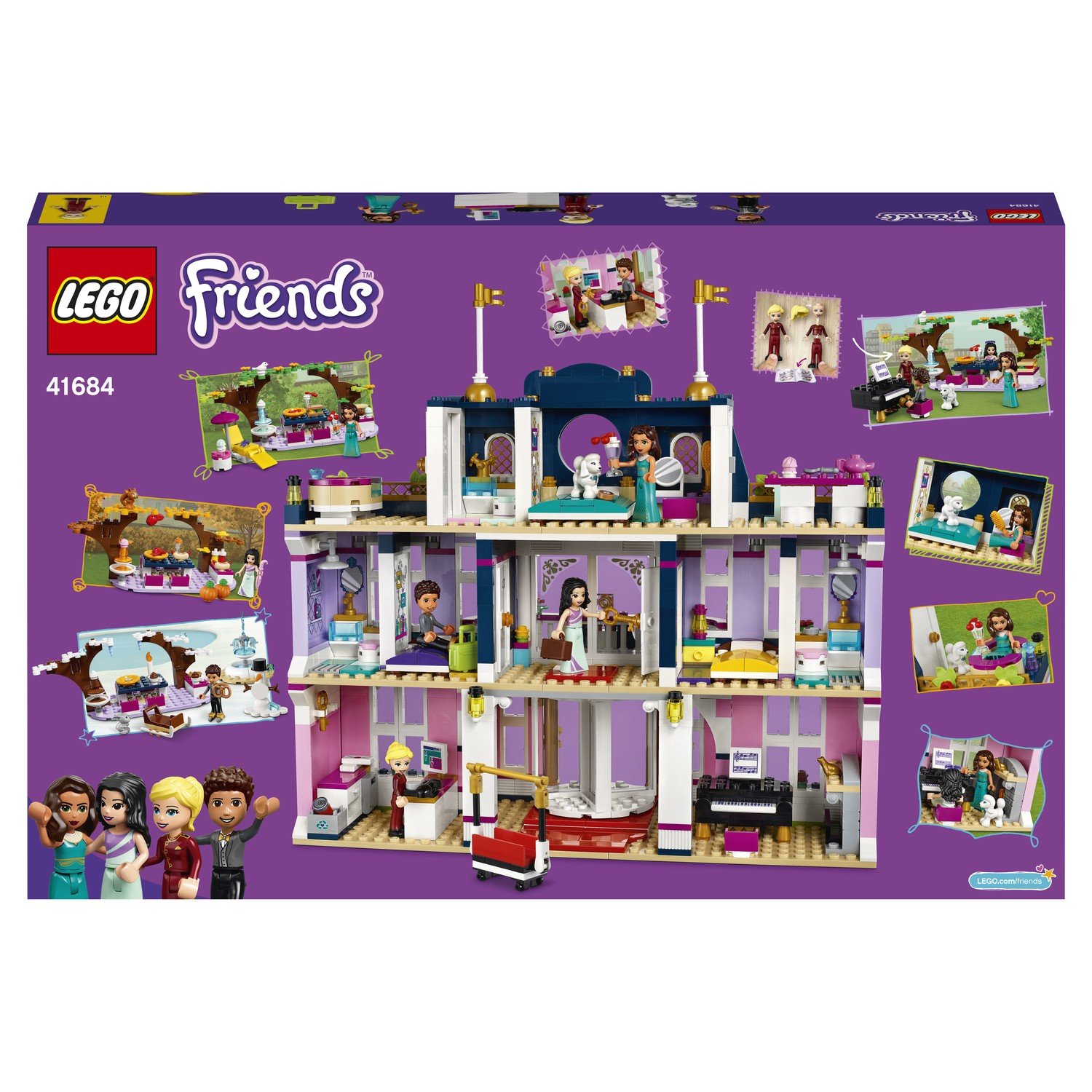 Lego Friends 41684 Гранд-отель Хартлейк Сити