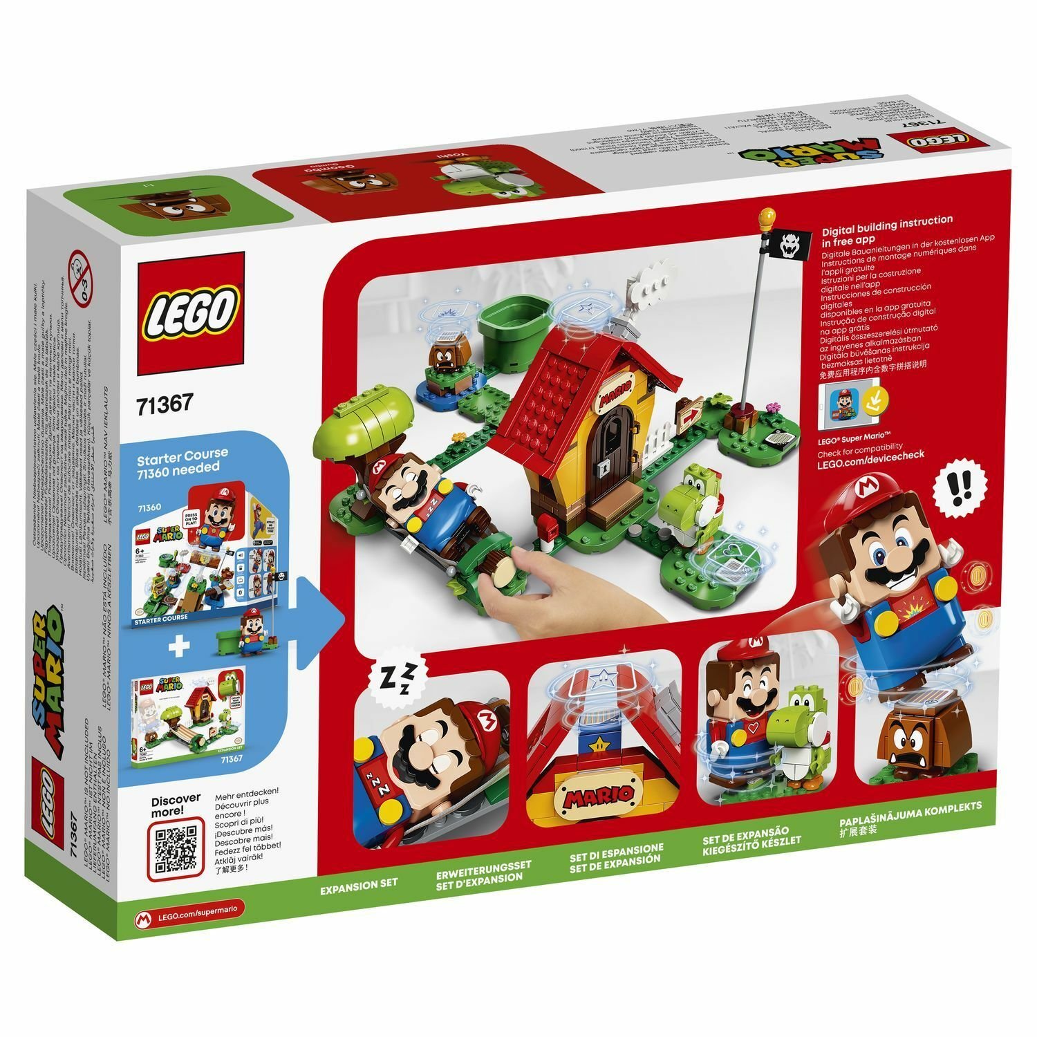 Lego Super Mario 71367 Дом Марио и Йоши. Дополнительный набор