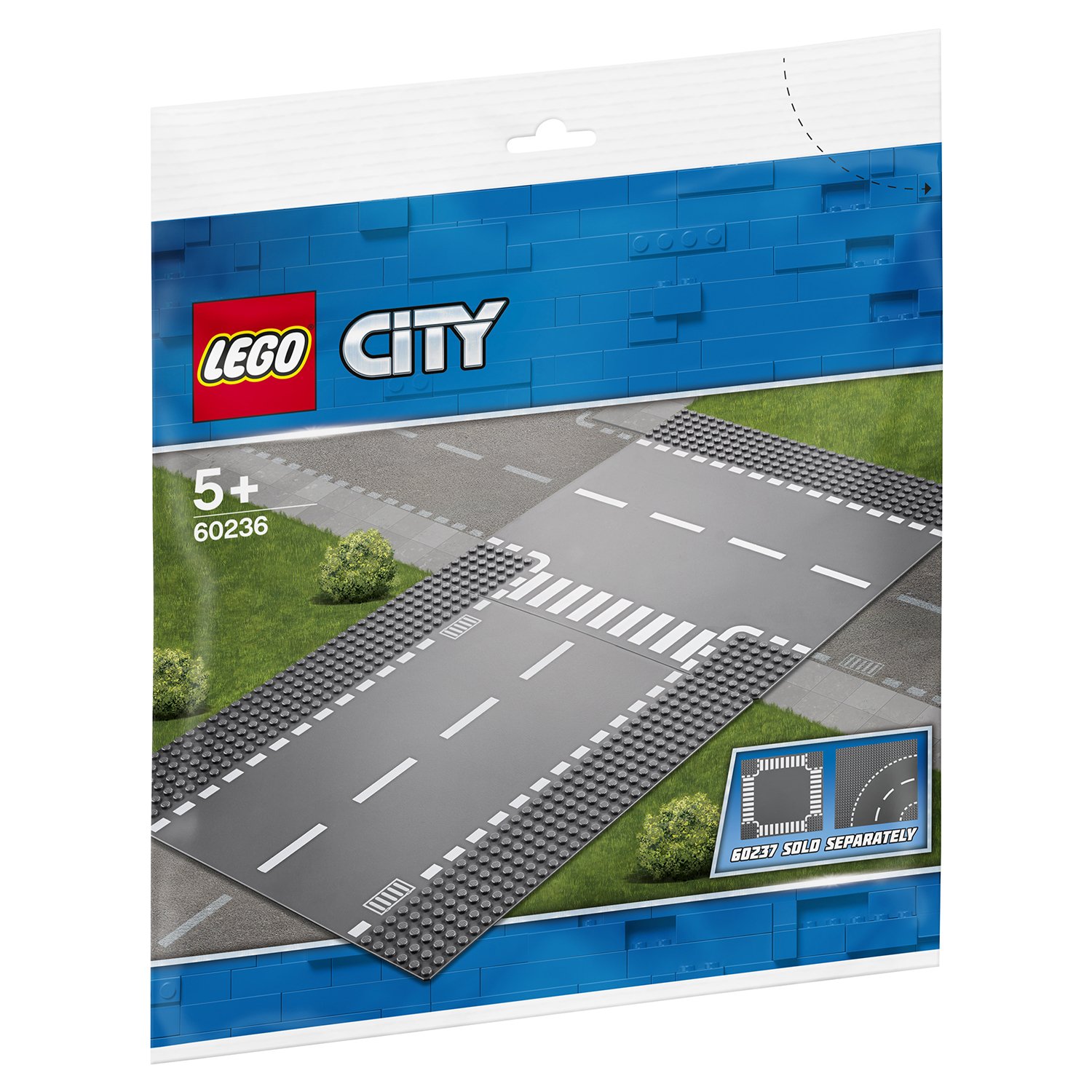 Lego City 60236 Прямой и Т-образный перекрёсток
