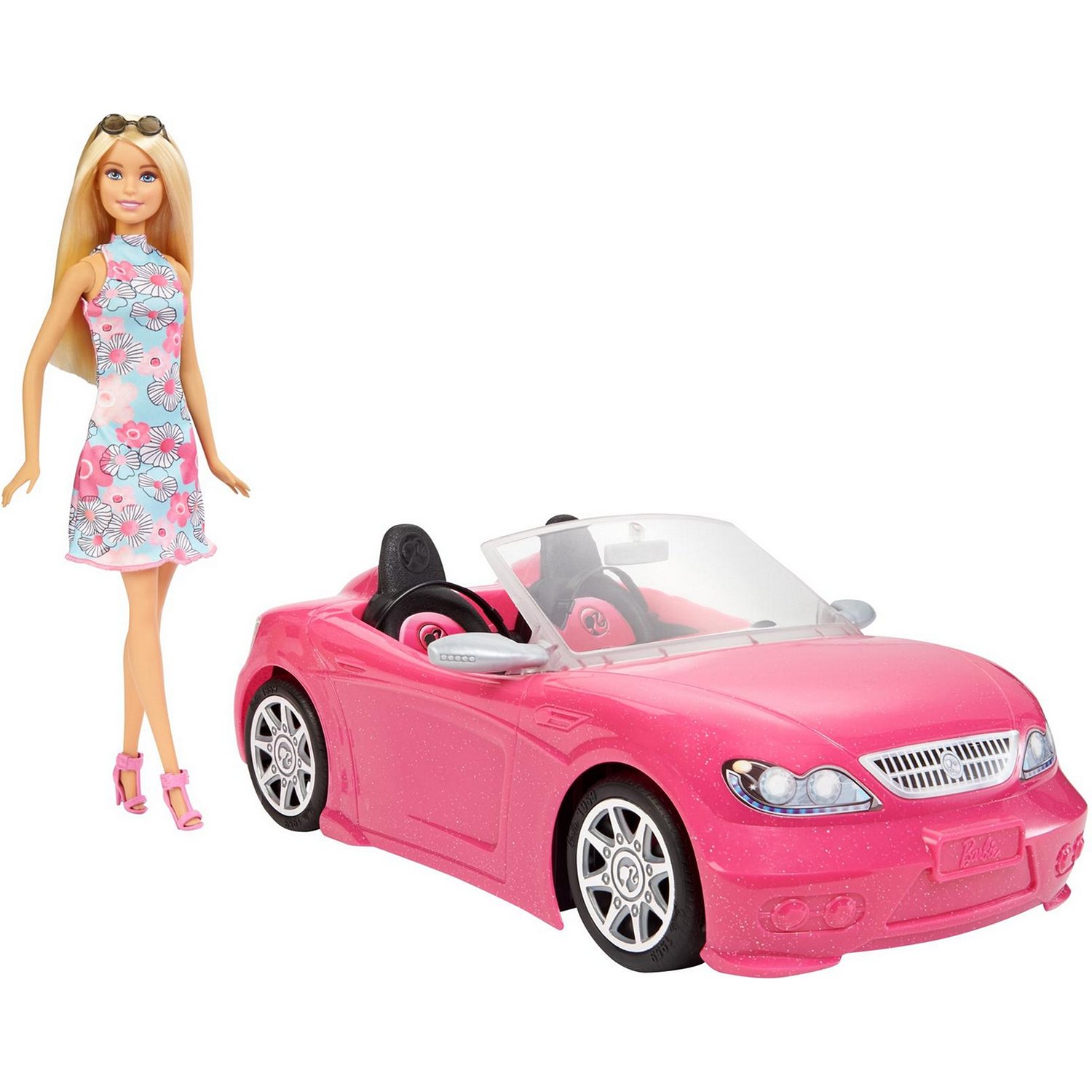 Кукла Barbie FPR57 и розовый кабриолет