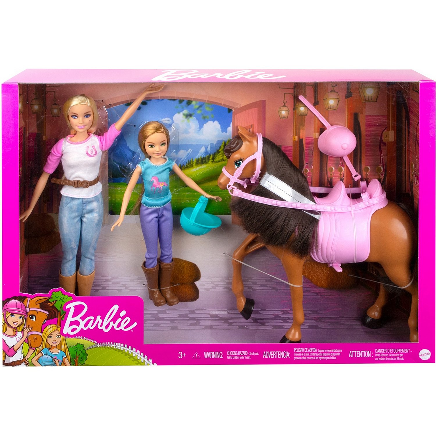 Набор Barbie GXD65 Барби и Стейси с лошадью