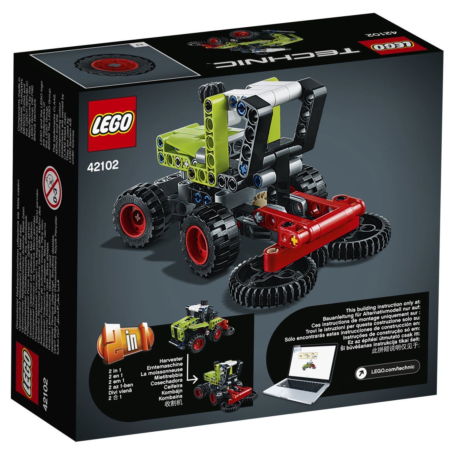 Lego Technic 42102 Mini Claas Xerion