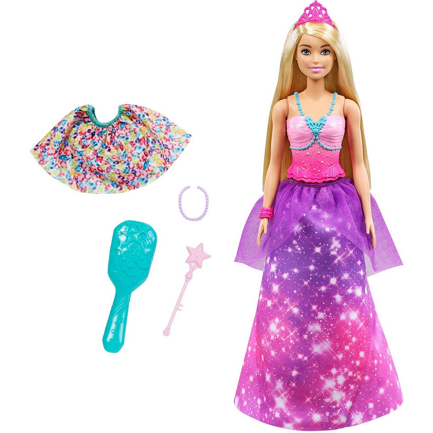 Кукла Barbie GTF92 Дримтопия 2в1 Принцесса 