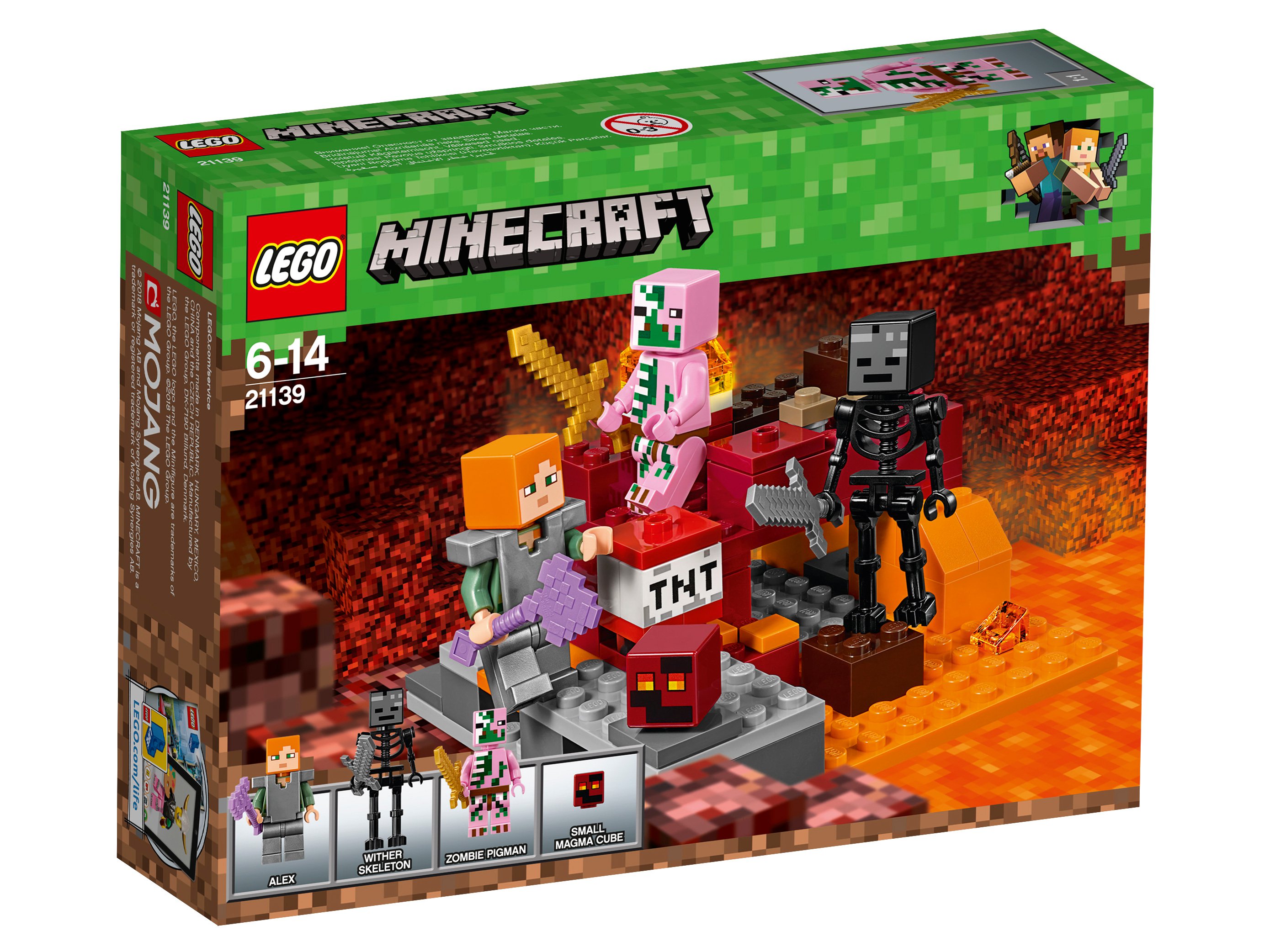 Lego Minecraft 21139 Бой в Подземелье