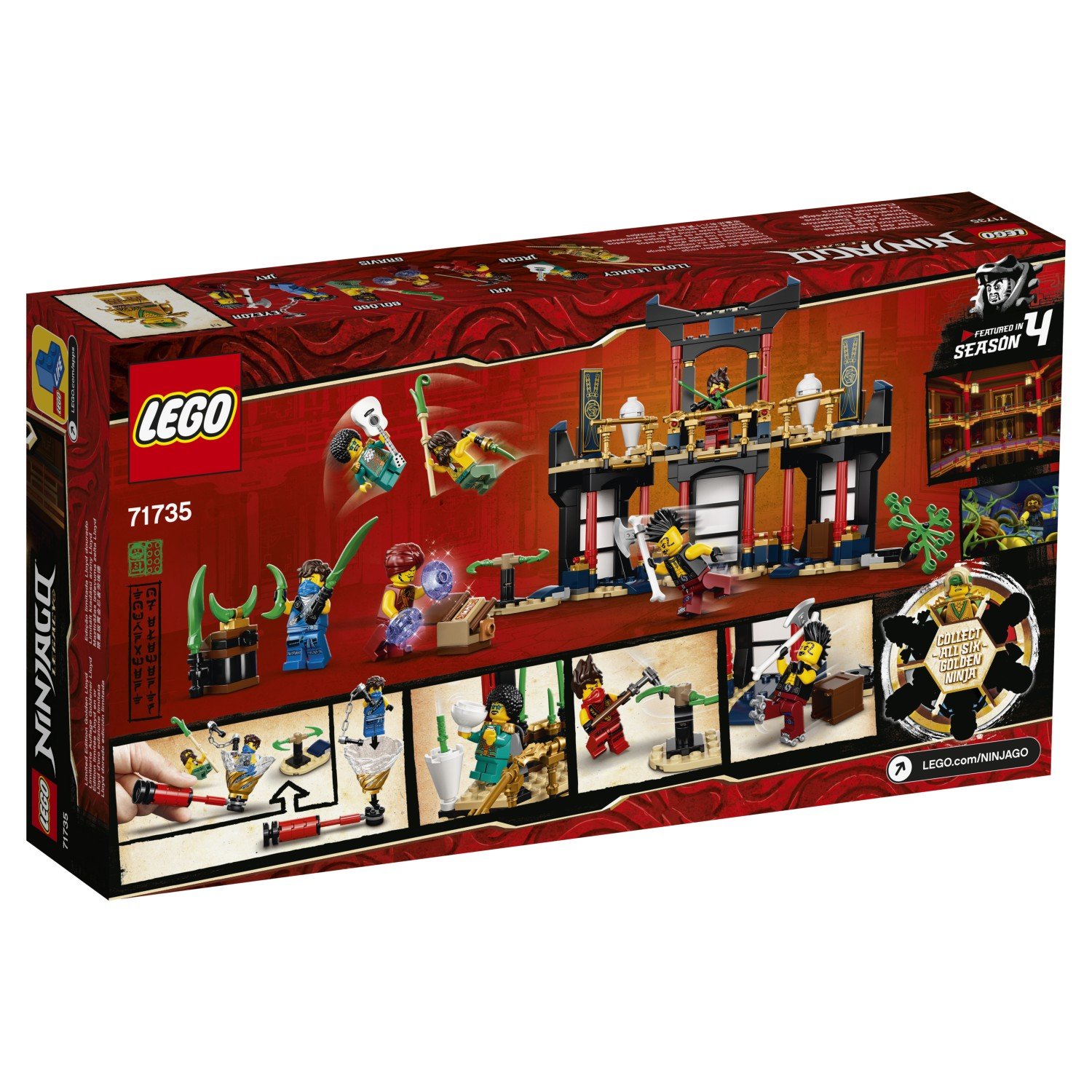 Lego Ninjago 71735 Турнир стихий