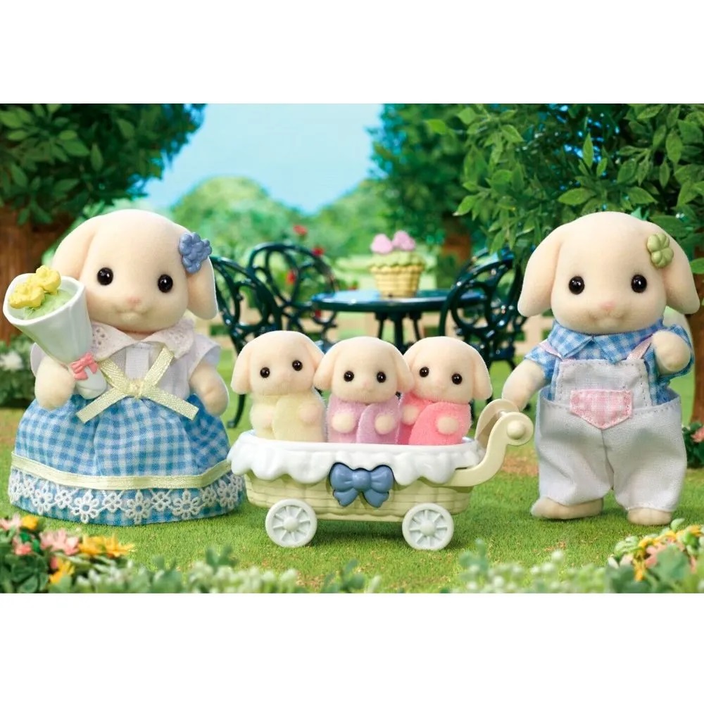 Набор Sylvanian Families 5735 Семья Цветочных кроликов, 5 фигурок