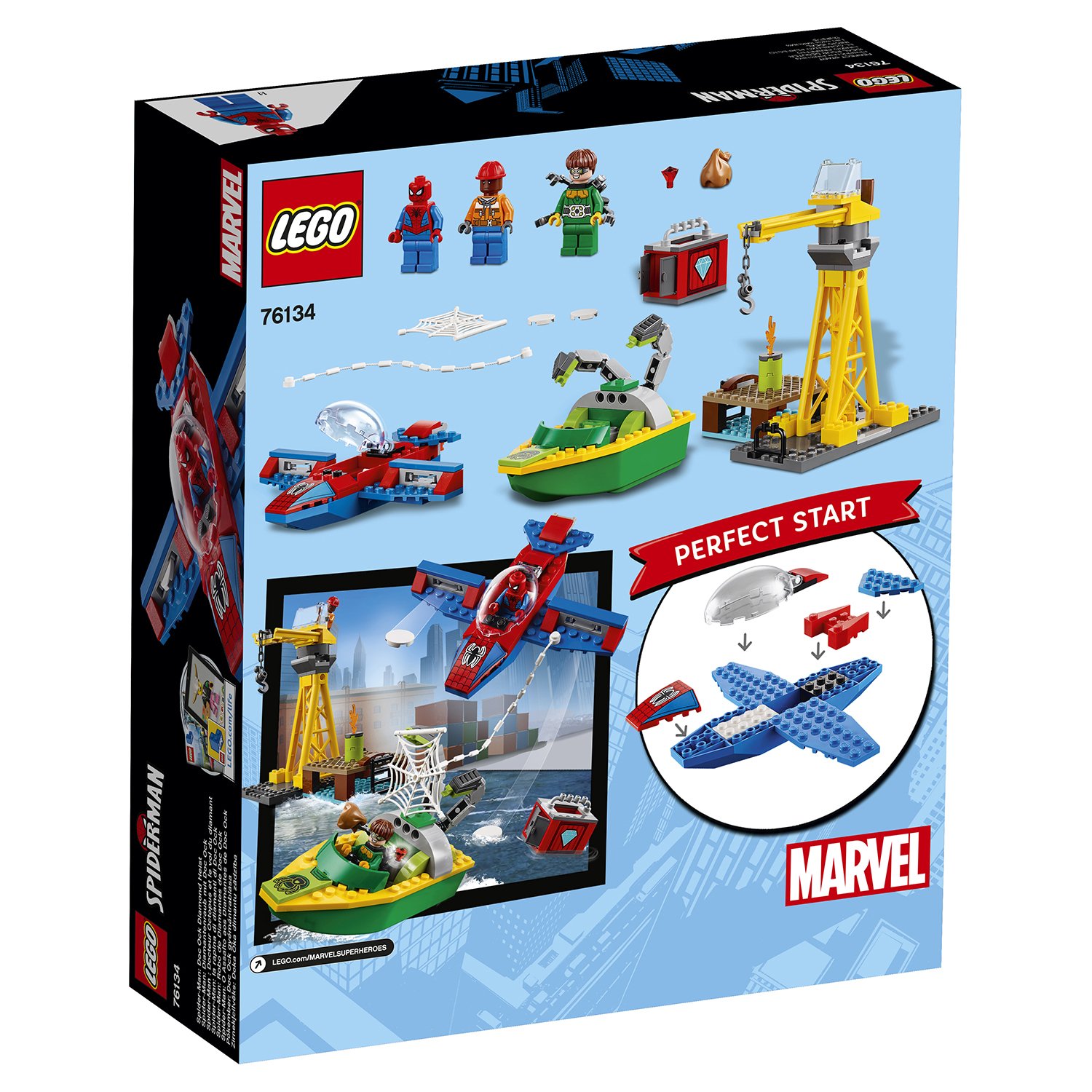 Lego Super Heroes 76134 Человек-паук: похищение бриллиантов Доктором Осьминогом