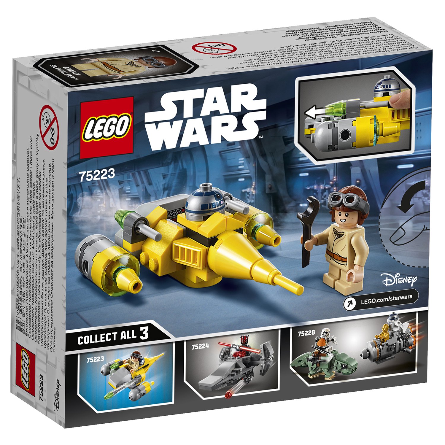 Lego Star Wars 75223 Микрофайтеры: Истребитель с планеты Набу