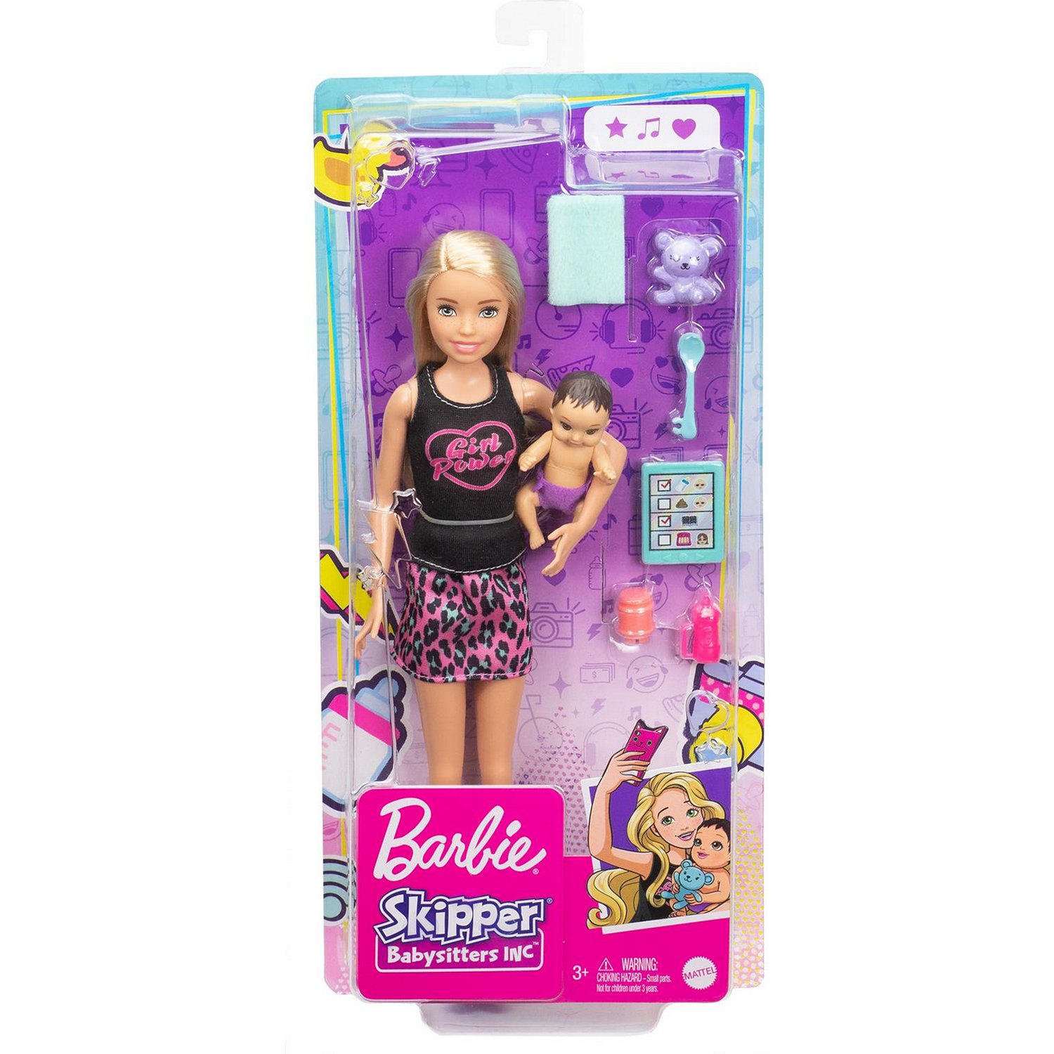 Набор Barbie GRP13 Няня Блондинка
