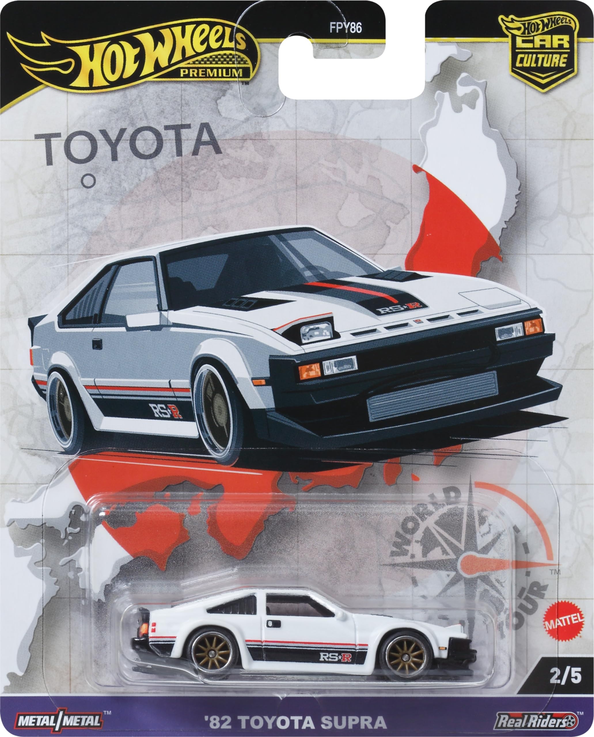 Машинка Hot Wheels HRV97 Car Culture '82 Toyota Supra 2024