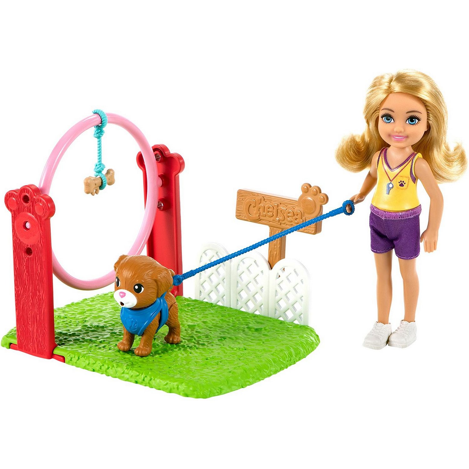 Набор Barbie GTN62 Дрессировщик собак Челси с питомцем