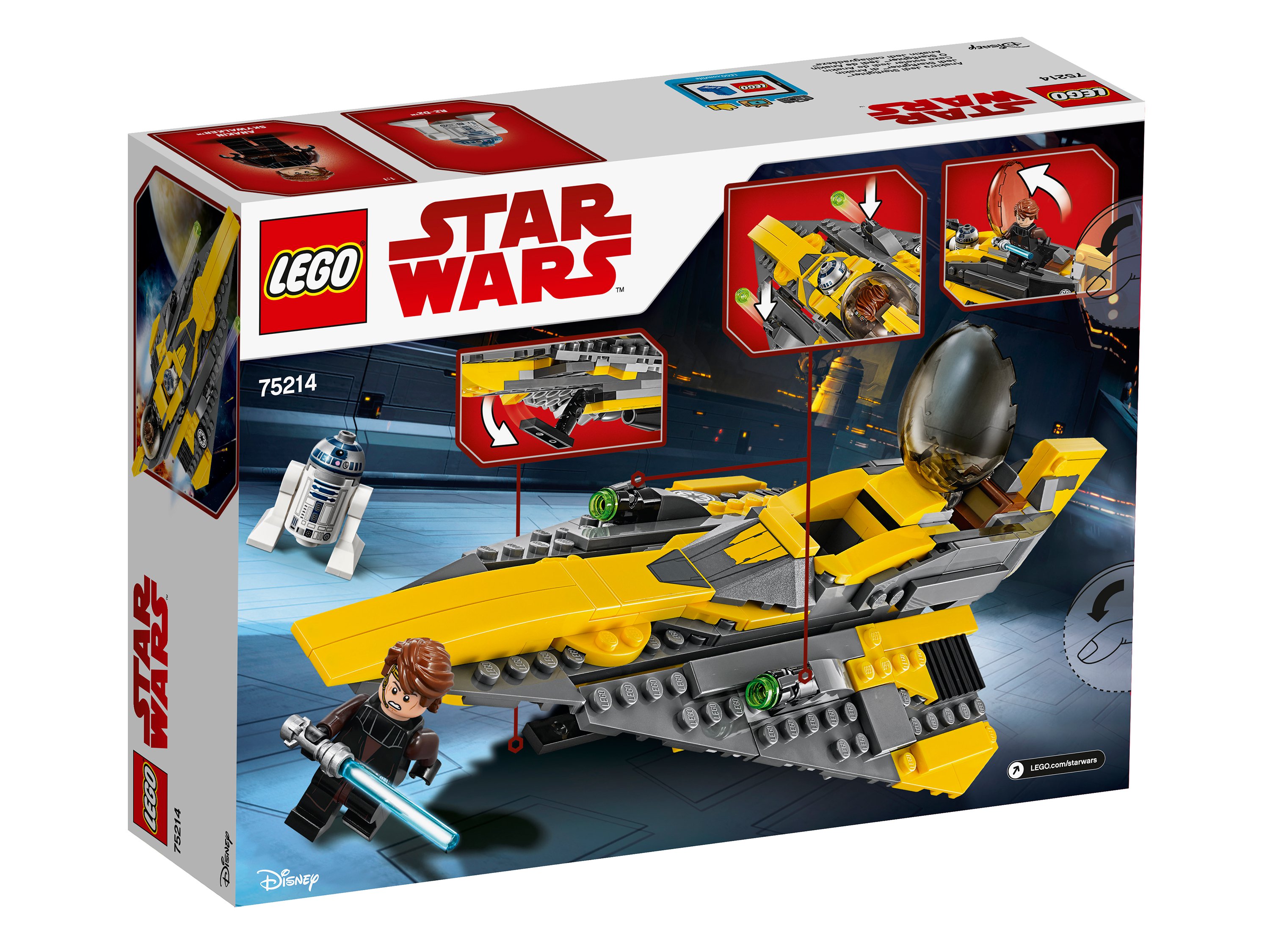 Lego Star Wars 75214 Звёздный истребитель Энакина