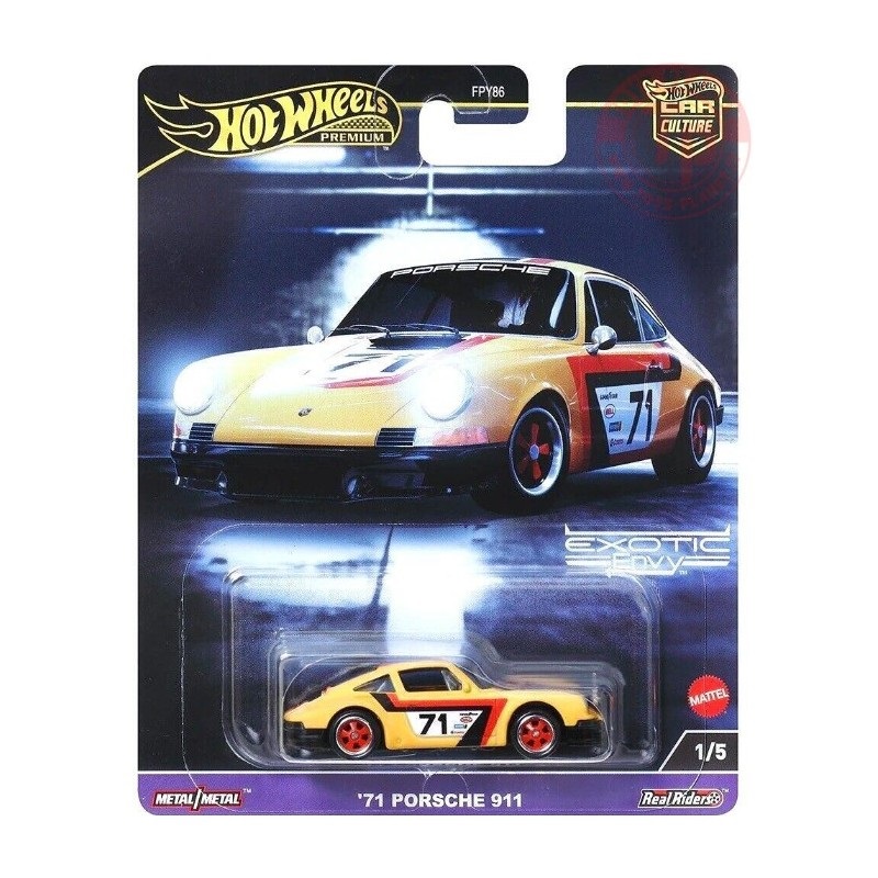 Машинка Hot Wheels HKC80 Car Culture '71 Porsche 911 1/5 2024