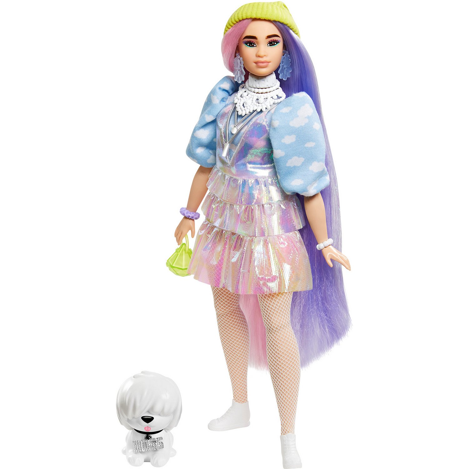 Кукла Barbie GVR05 Экстра в шапочке