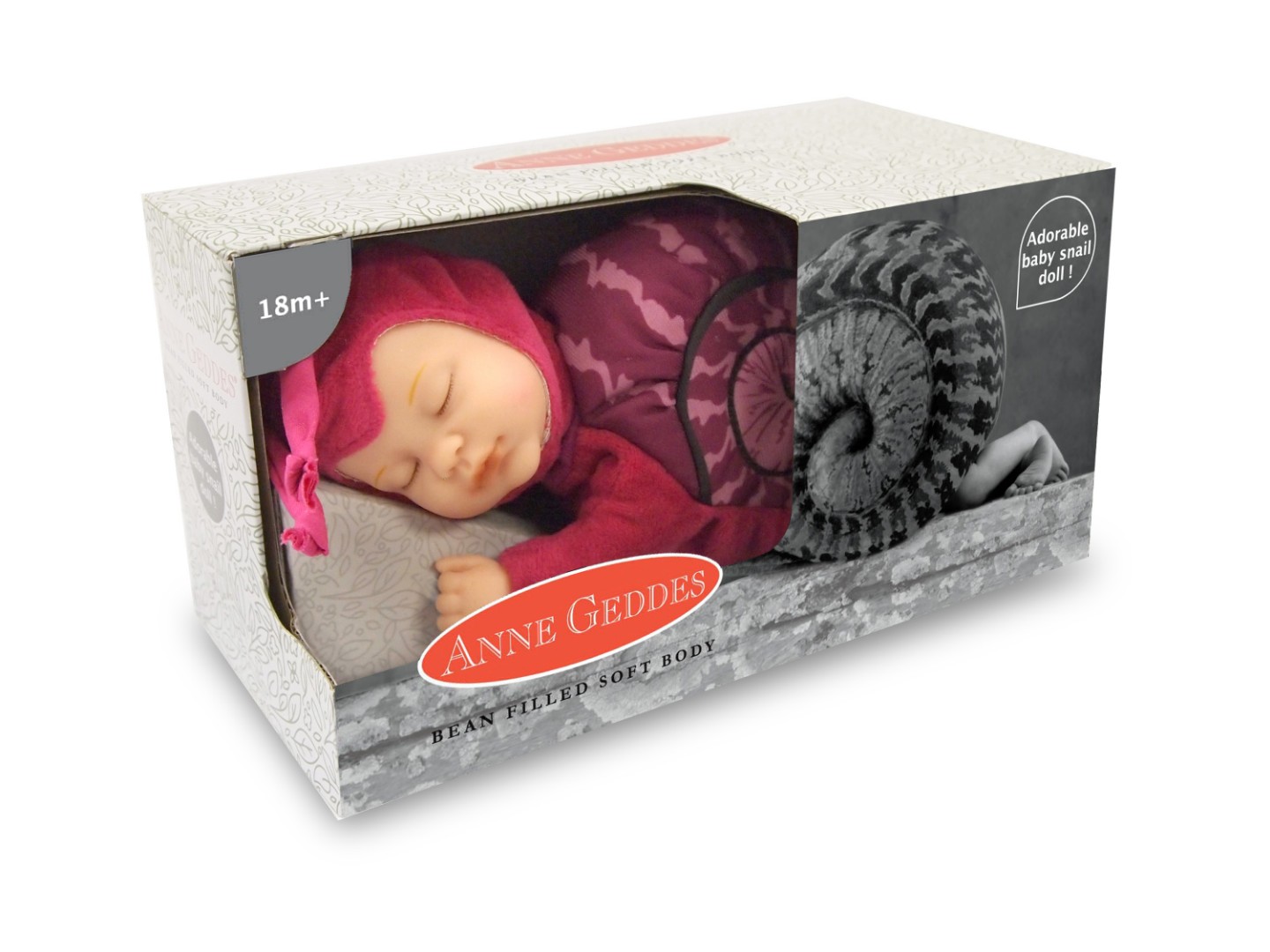 Пупс Anne Geddes Улитка розовая арт.579169