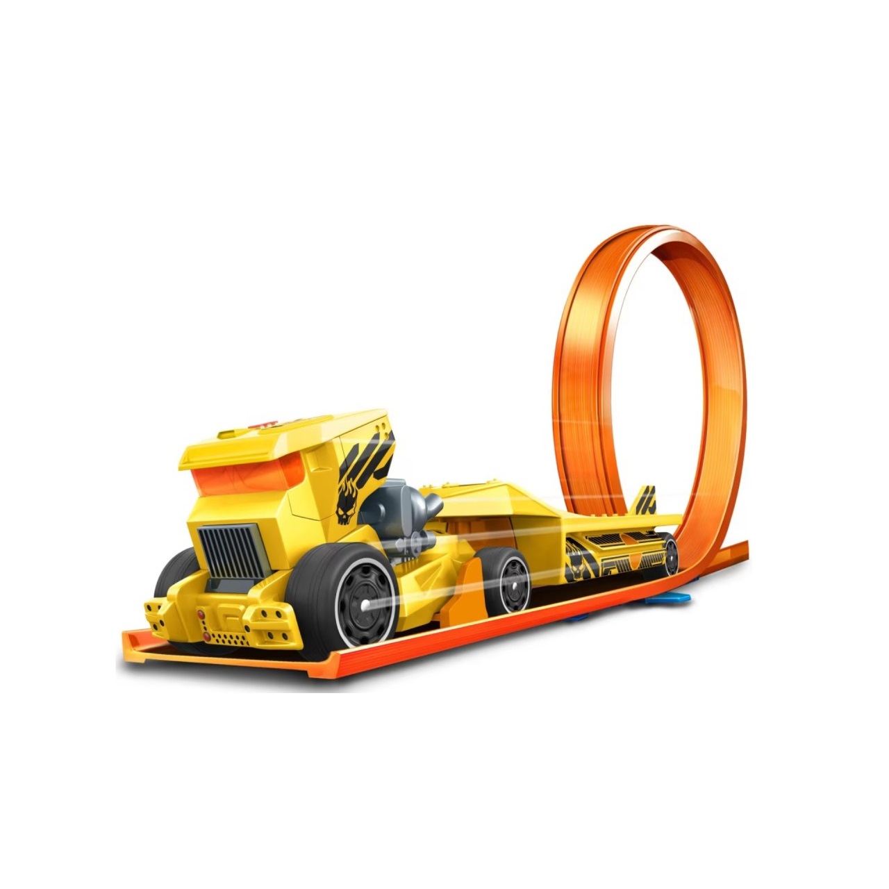 Трейлер Hot Wheels HMG01 Cyberrig Yellow 2023