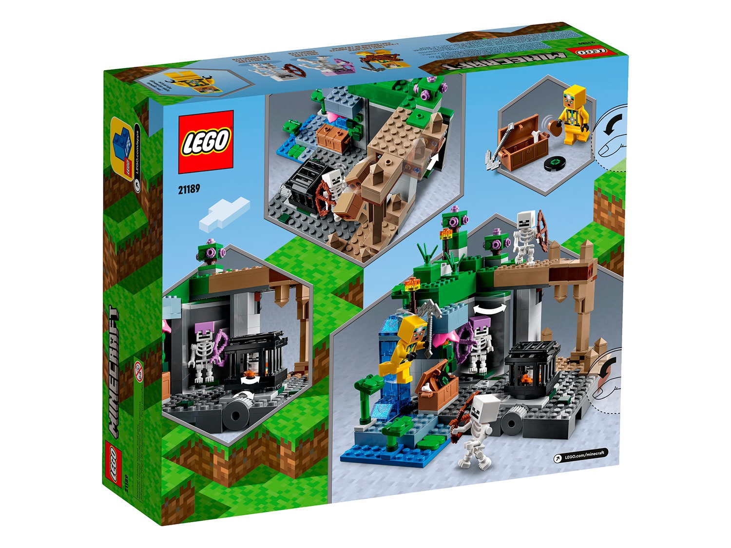 Lego Minecraft 21189 Подземелье скелета