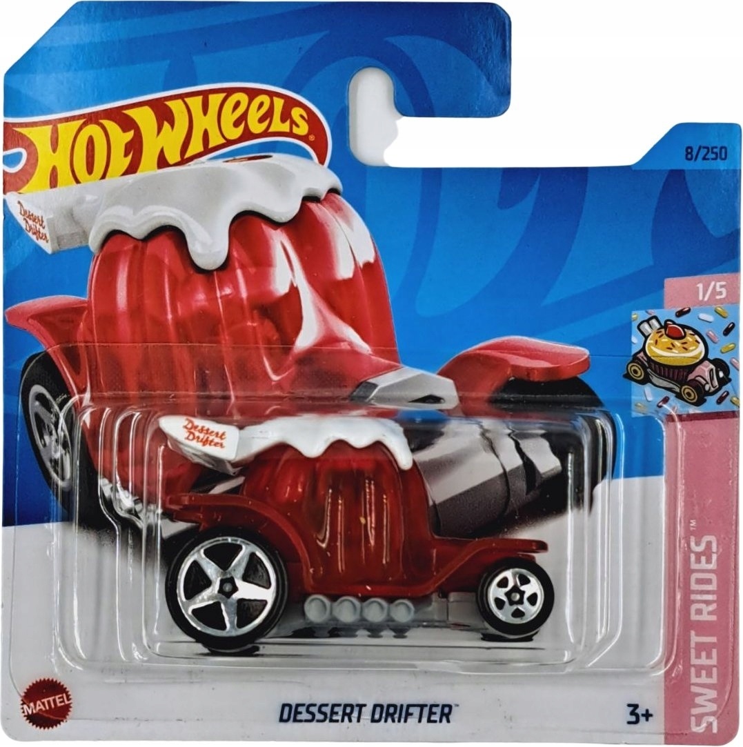 Машинка Hot Wheels HKJ90 Sweet Rides 2023 Dessert Drifter Red 1/5