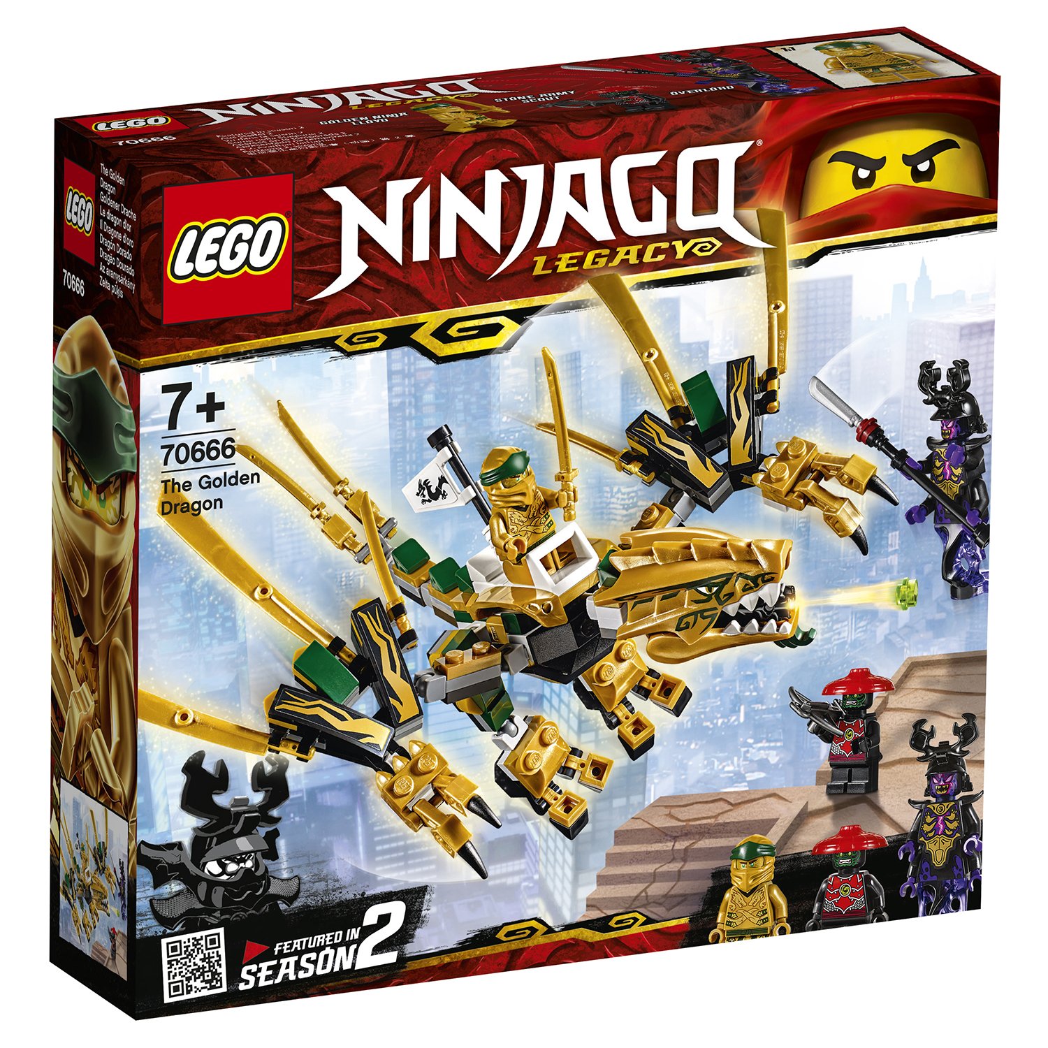 Lego Ninjago 70666 Золотой Дракон