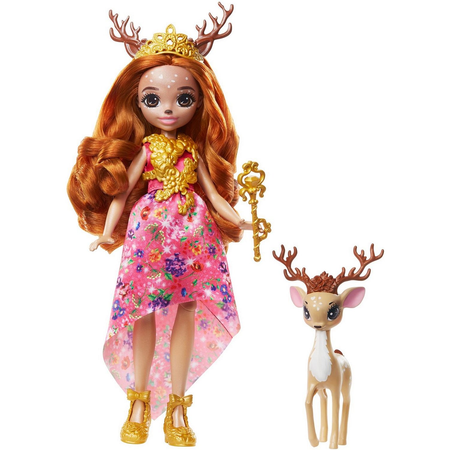 Кукла Enchantimals GYJ12 Королева Давиана и Грасси