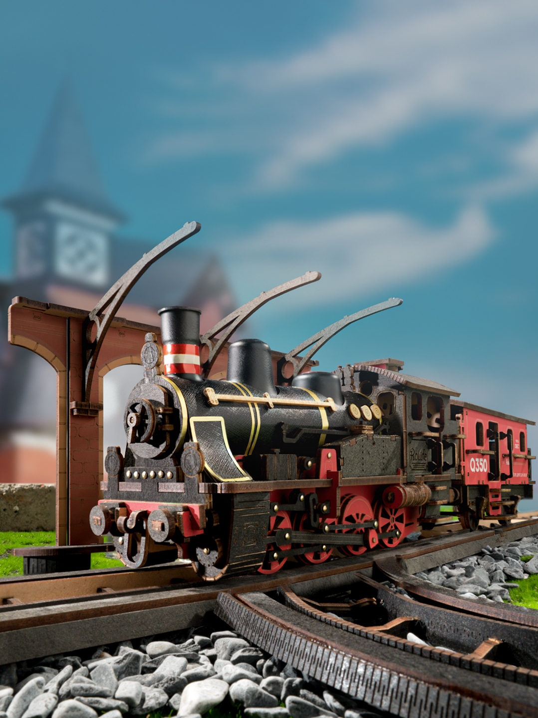 3D пазл Rolife Паровоз арт.TGS01