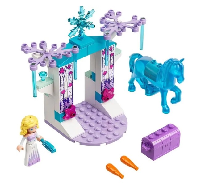Lego Disney Princess 43209 Ледяная конюшня Эльзы и Нокка