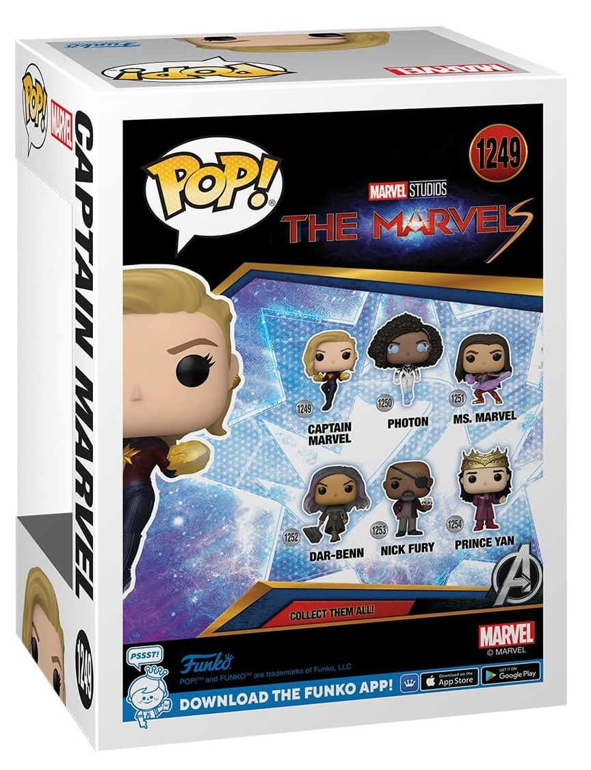 Фигурка Funko POP! Marvel Captain Marvel №1249