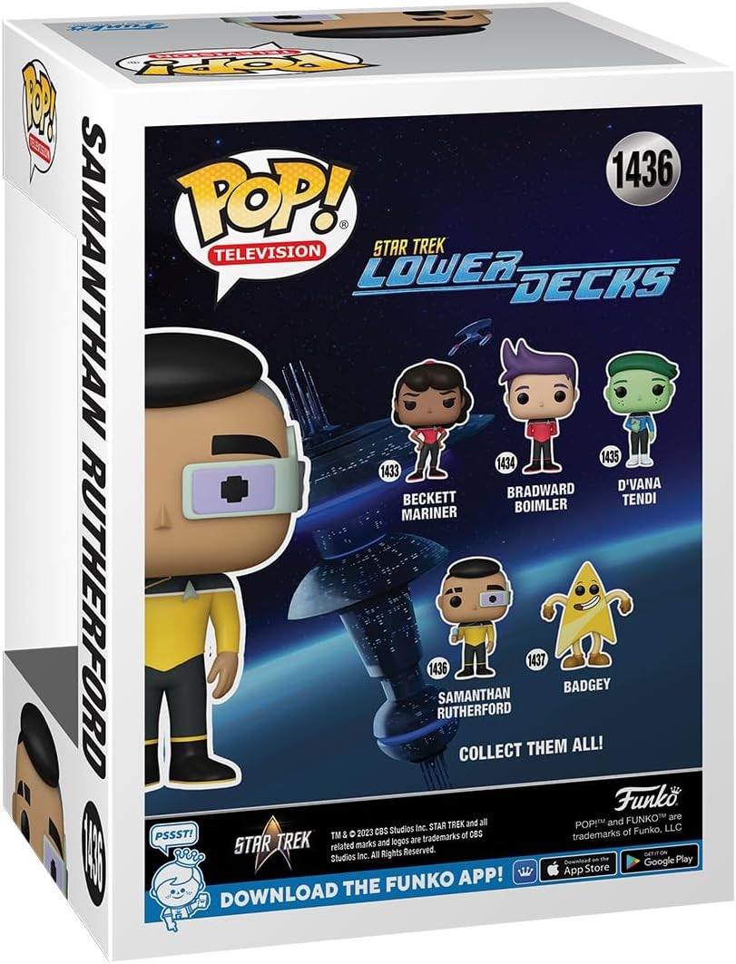 Фигурка Funko POP! TV Star Trek: Lower Decks Samanthan Rutherford №1436