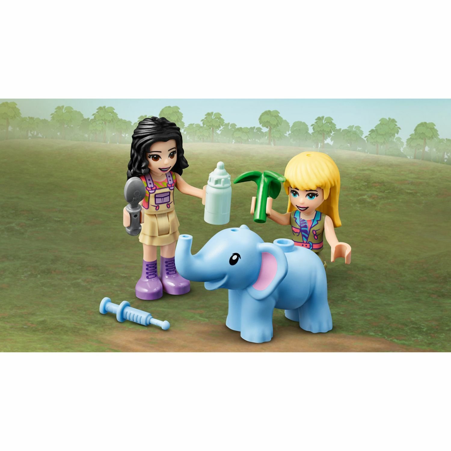 Lego Friends 41421 Джунгли: спасение слонёнка