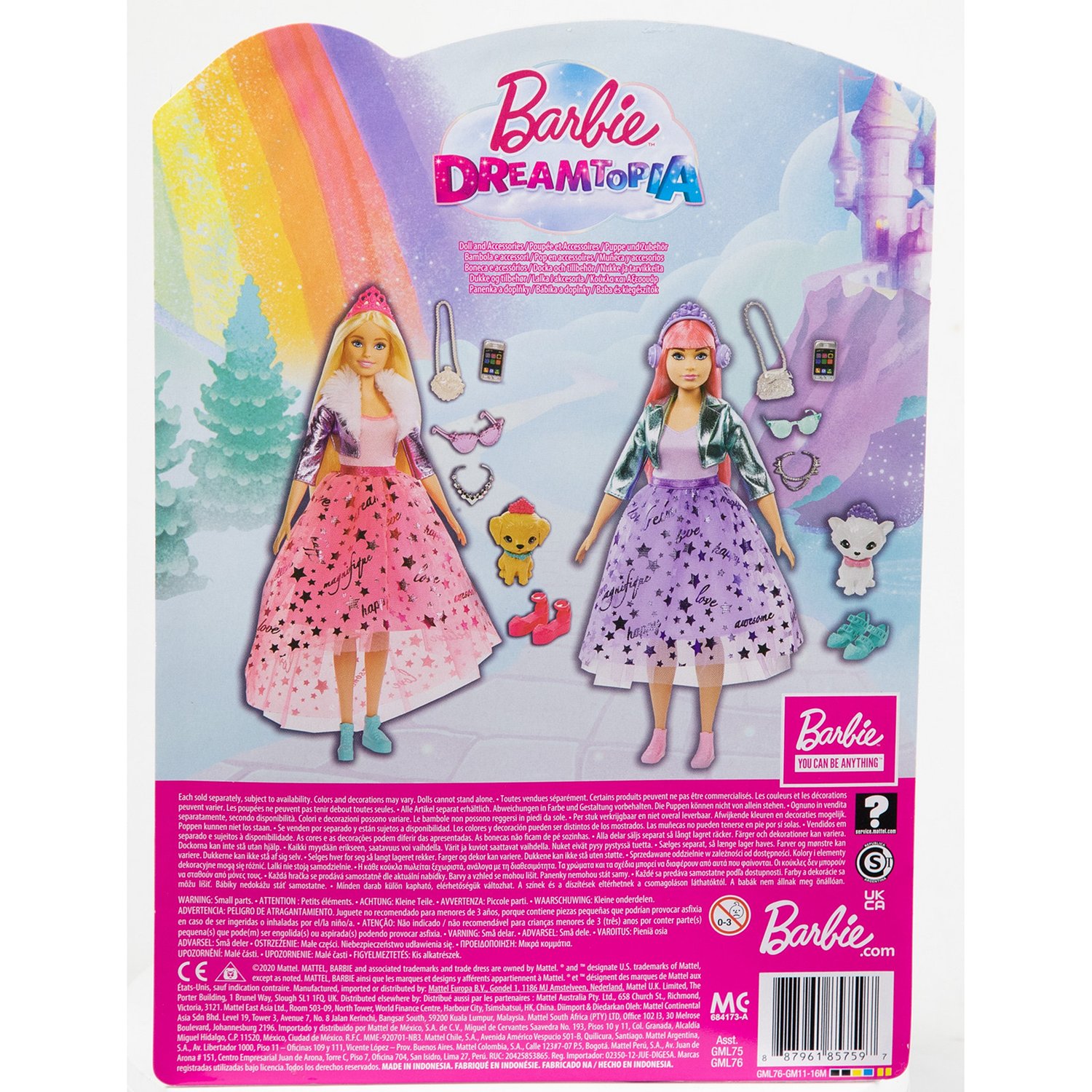 Набор Barbie GML76 Приключения принцессы с питомцем