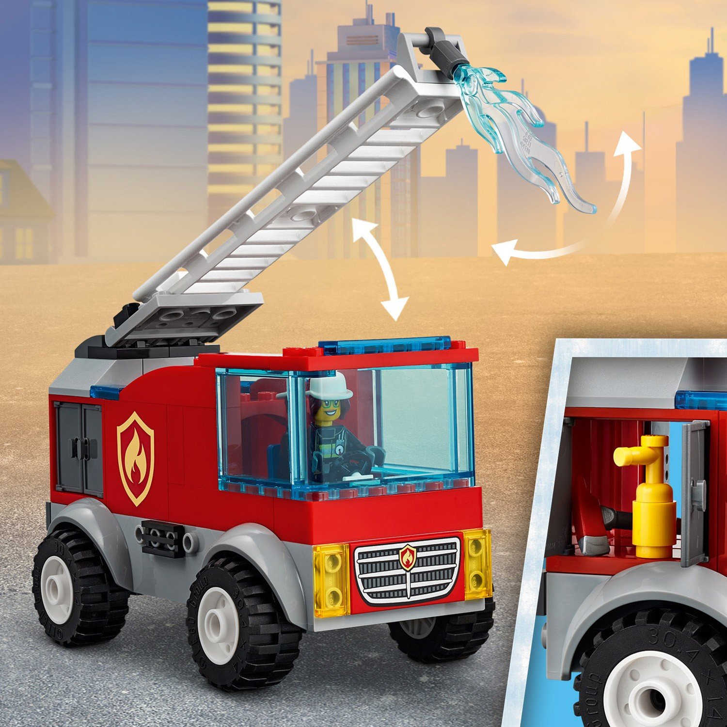 Lego City 60280 Пожарная машина с лестницей
