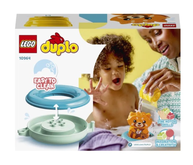 Lego Duplo 10964 Приключения в ванной Красная панда на плоту