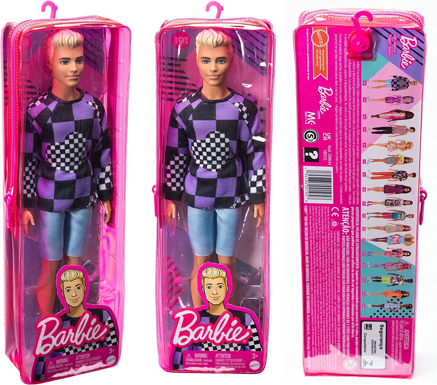 Кукла Barbie HBV25 Kен Игра с модой 191