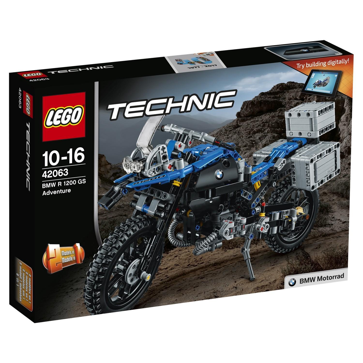 Lego Technic 42063 Приключения на BMW R1200 GS