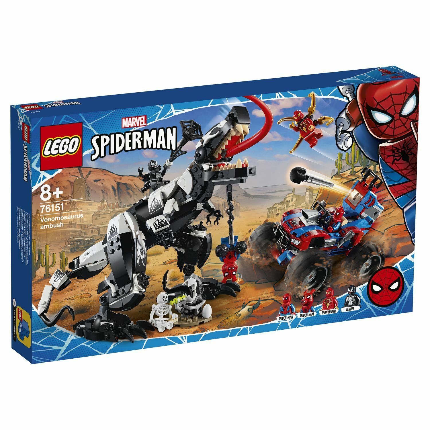 Lego Super Heroes 76151 Человек-Паук: Засада на веномозавра