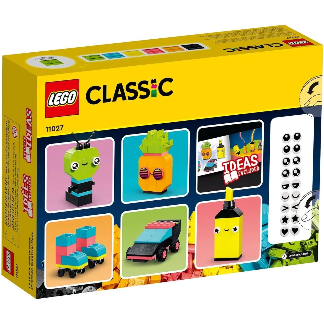 Lego Classic 11027 Творческое неоновое веселье
