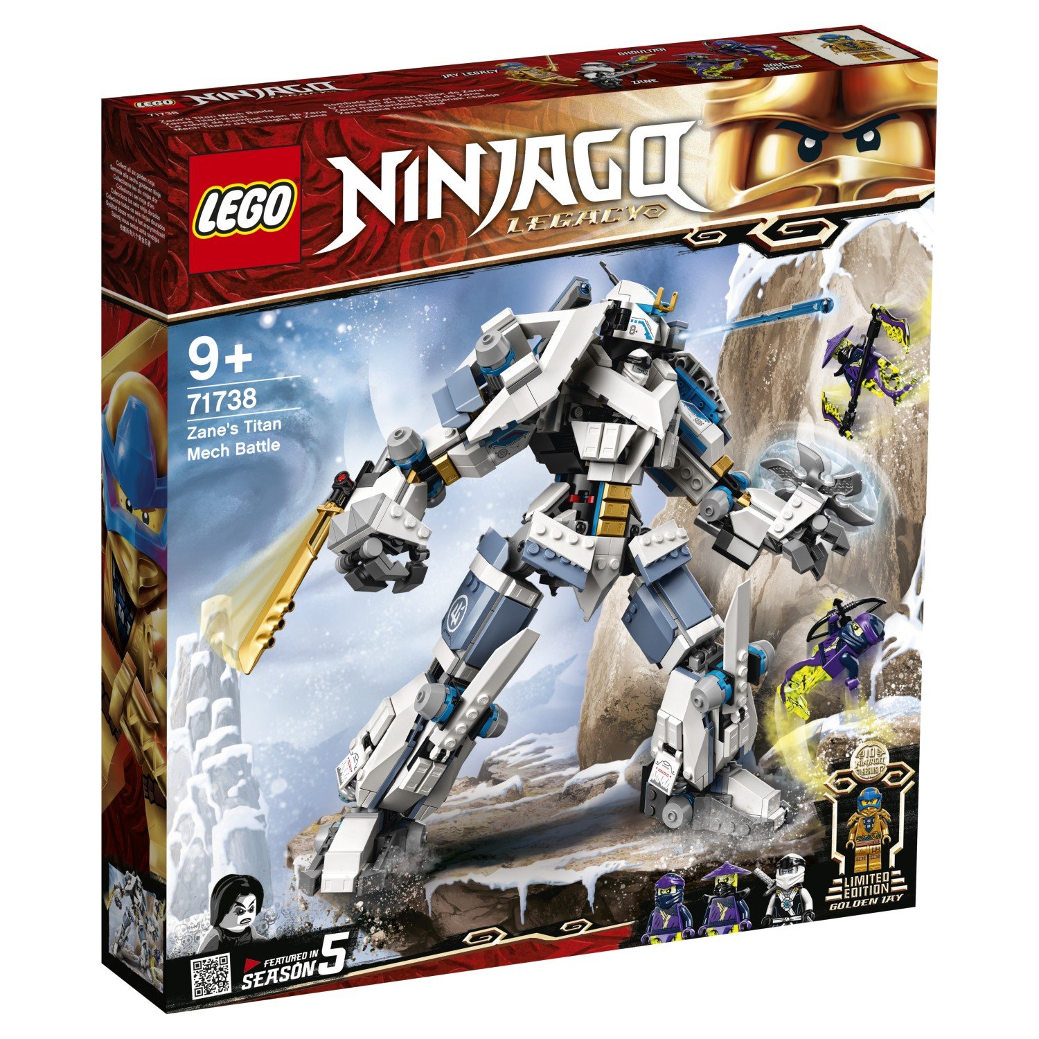 Lego Ninjago 71738 Битва с роботом Зейна