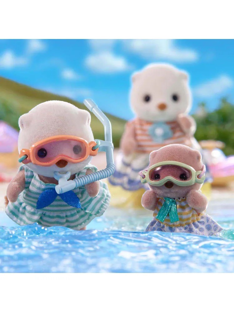 Набор Sylvanian Families 5804 Морские выдры и набор для подводного плавания