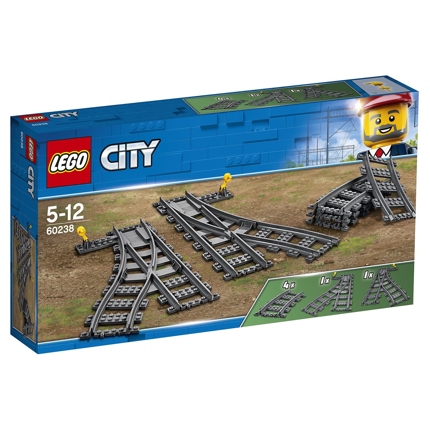Lego City 60238 Железнодорожные стрелки