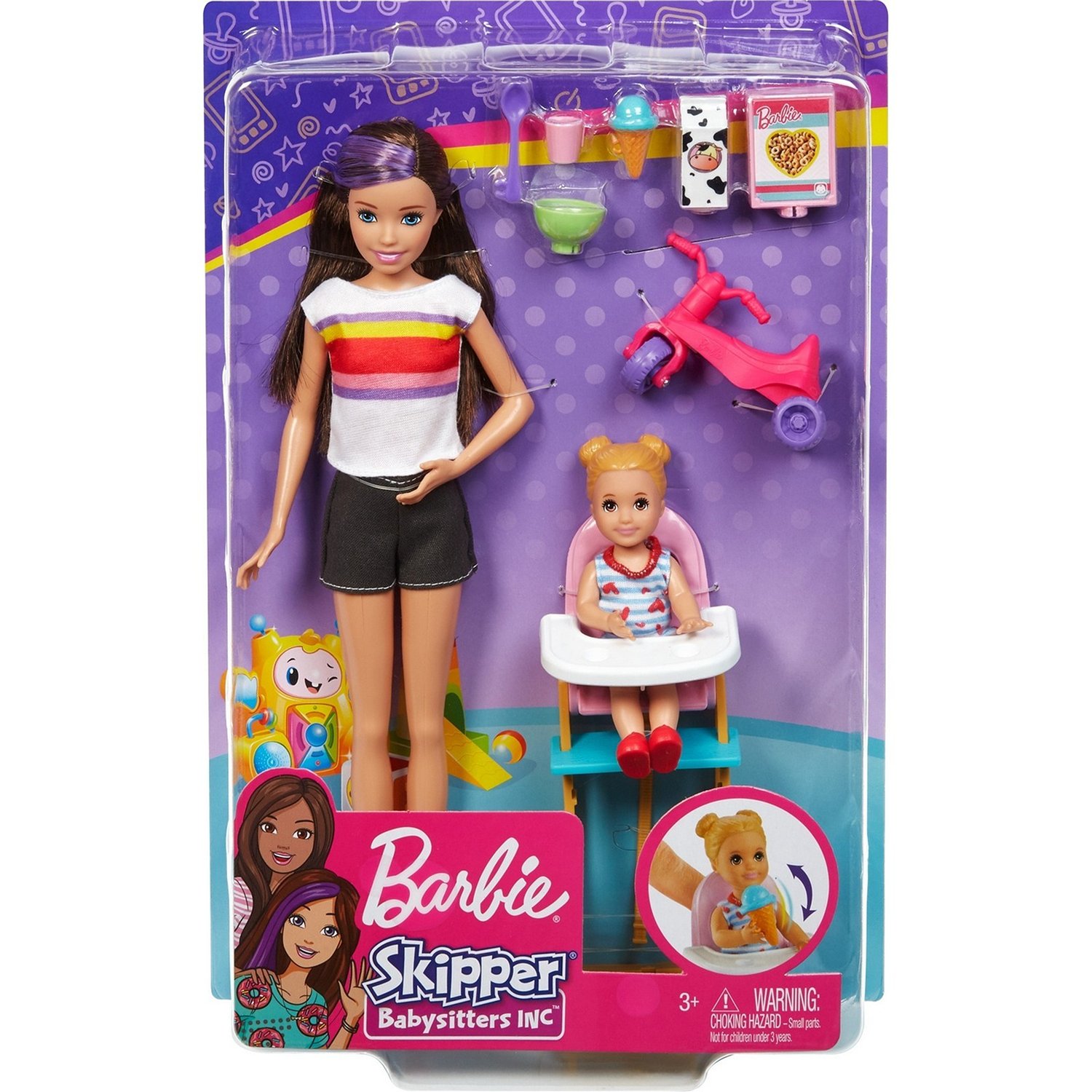 Набор Barbie GHV87 Няня Кормление