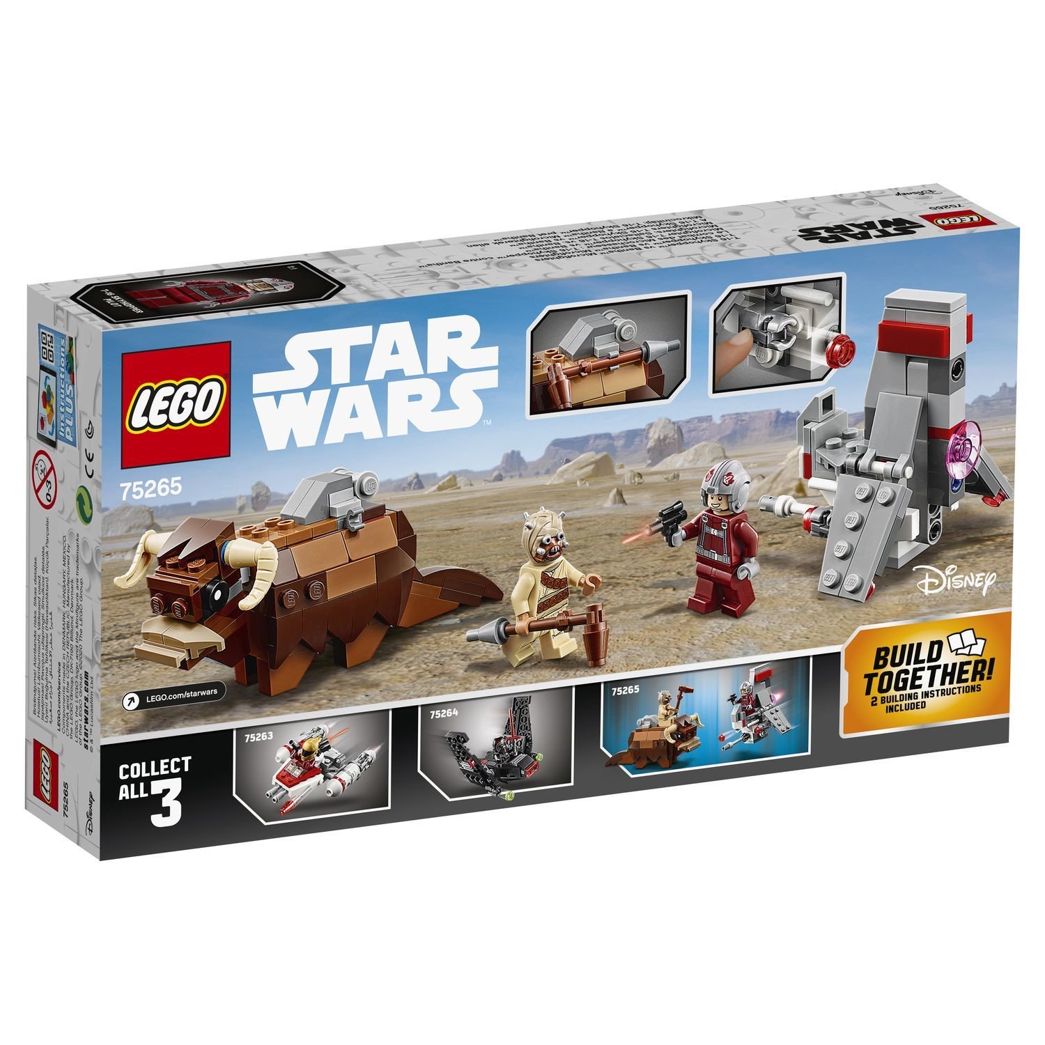 Lego Star Wars 75265 Микрофайтеры: Скайхоппер T-16 против Банты