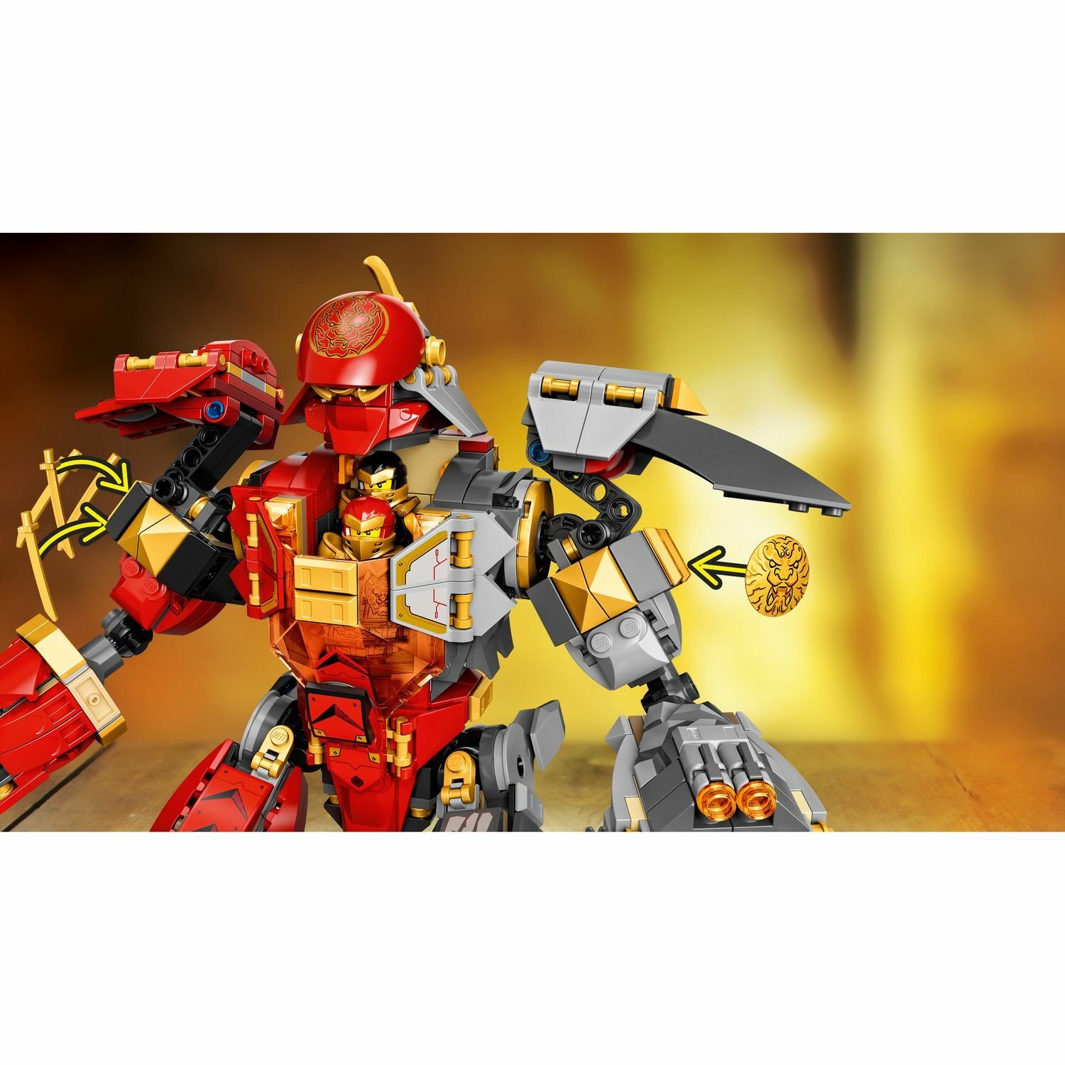 Lego Ninjago 71720 Каменный робот огня